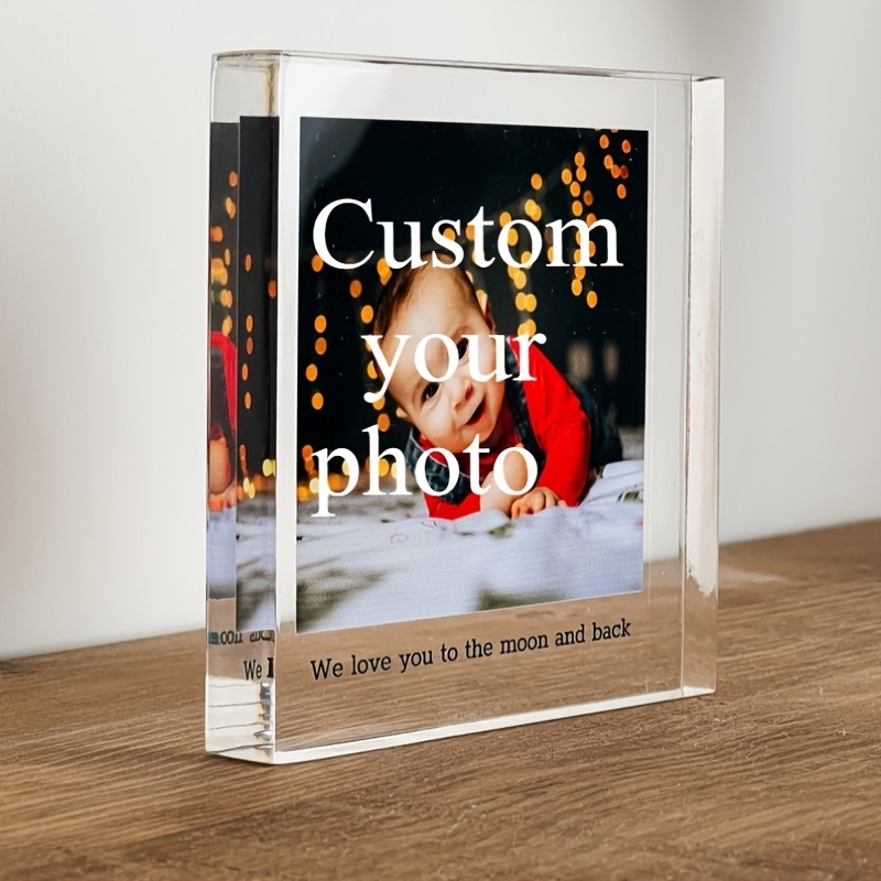 Photo Acrylic Block - Персонализированный 2D акриловый фотоблок, фото и