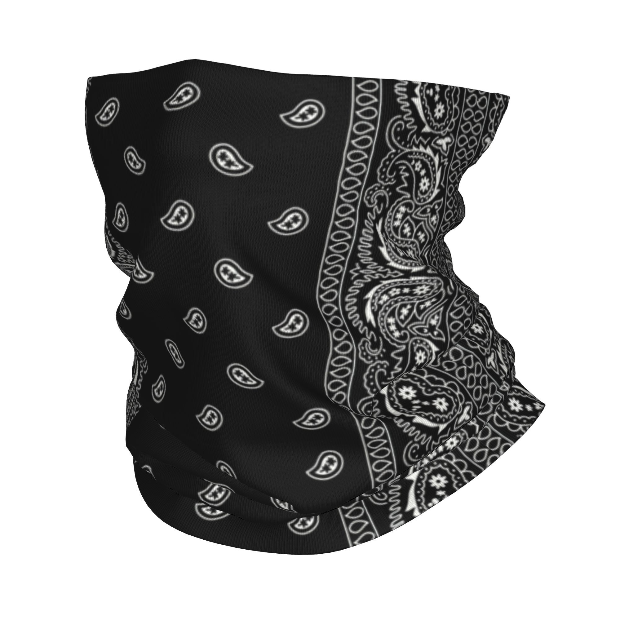 Bandana Blank White - Изготовленная на заказ черно-белая бандана в