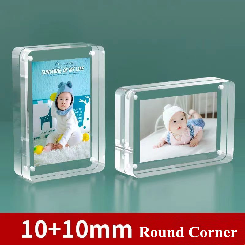 Photo Acrylic Block - Двусторонняя магнитная фотография, 4x6 см/6x9 см,