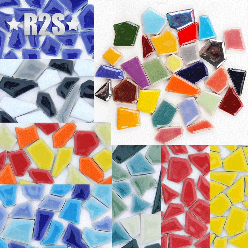 Ceramic Tile Blank - 100 г фарфоровая мозаичная плитка DIY