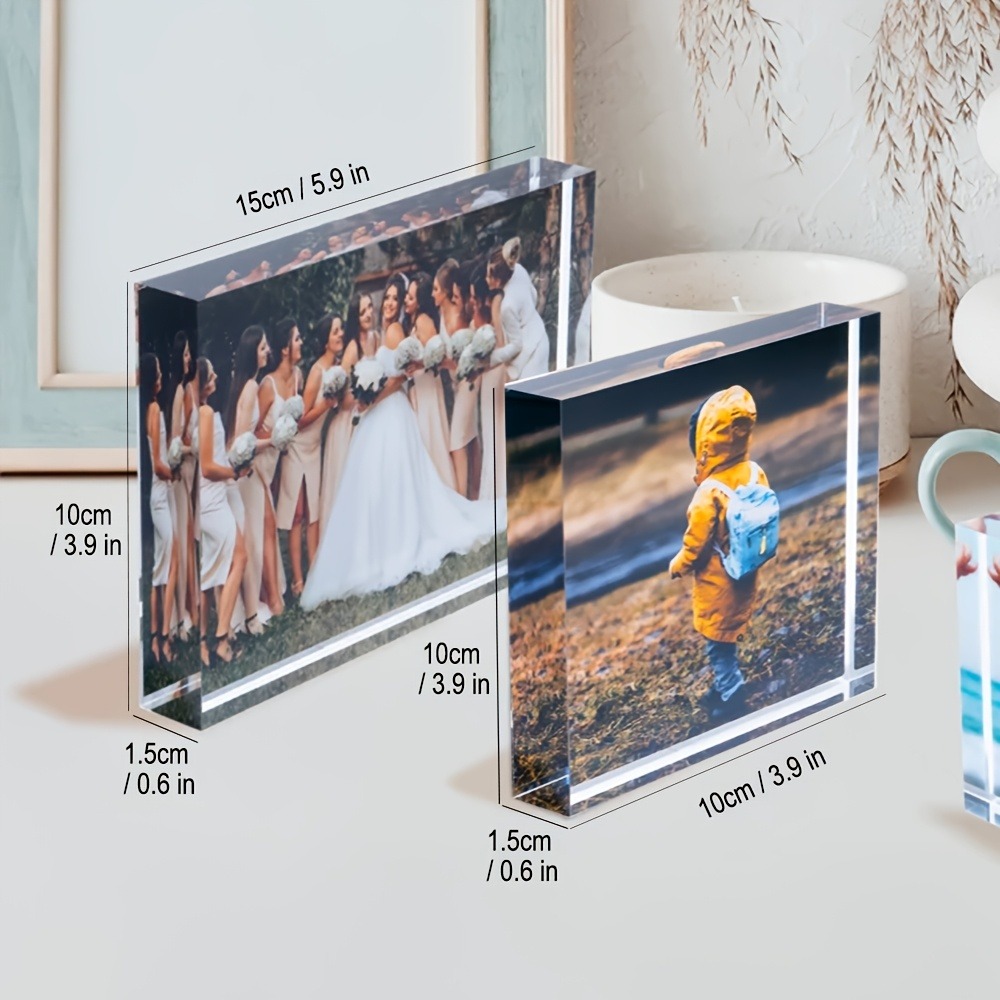 Photo Acrylic Block - Персонализированный 3D акриловый фото-блок - индивидуальное