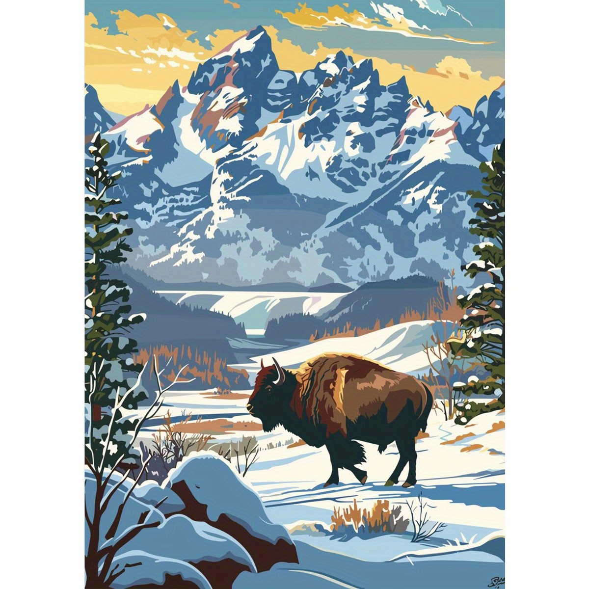 Canvas Wrap Ready - 1 шт., безрамный принт на холсте