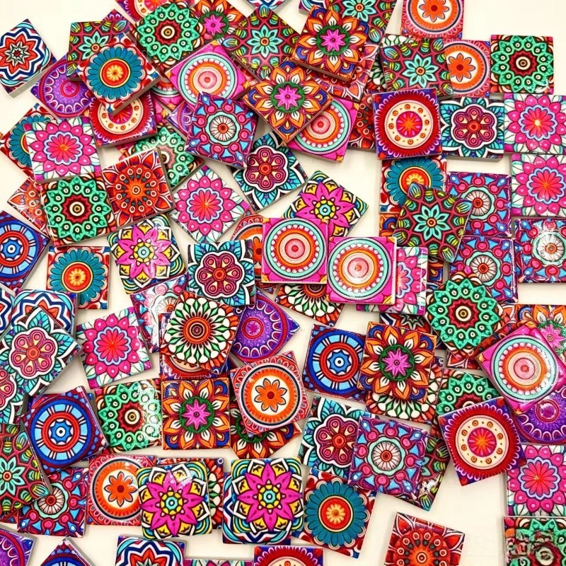 Ceramic Tile Blank - Керамическая мозаика с принтом мандалы, 150/300