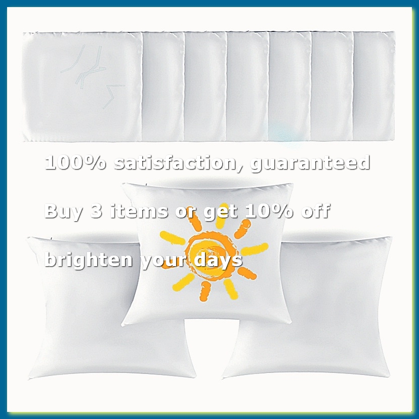 Pillow Cover Sublimation - Наволочки-заготовки для сублимации 40x40 см, белые,
