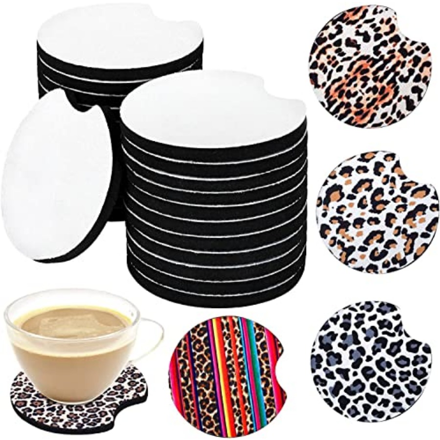 Coaster Sublimation Blank - 40 шт. заготовок для сублимации автомобильных