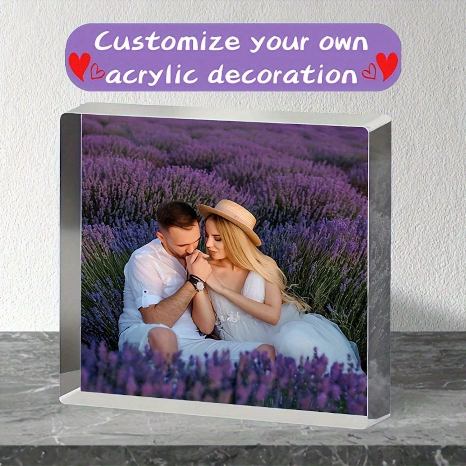 Photo Acrylic Block - 2D плоский акриловый фотоблок - персонализированный