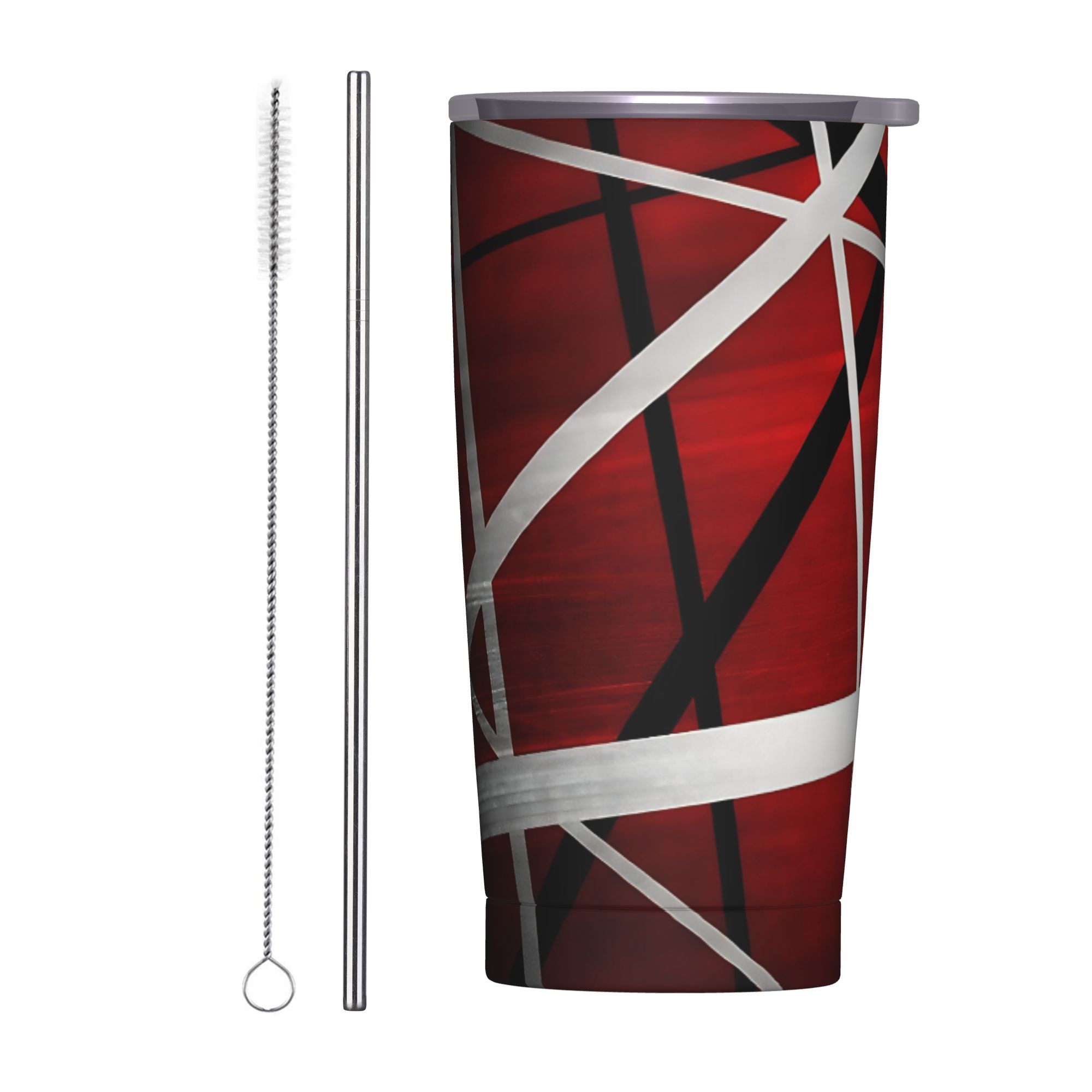 Tumbler 20Oz White - Термокружка V-Van Halens Red Black White