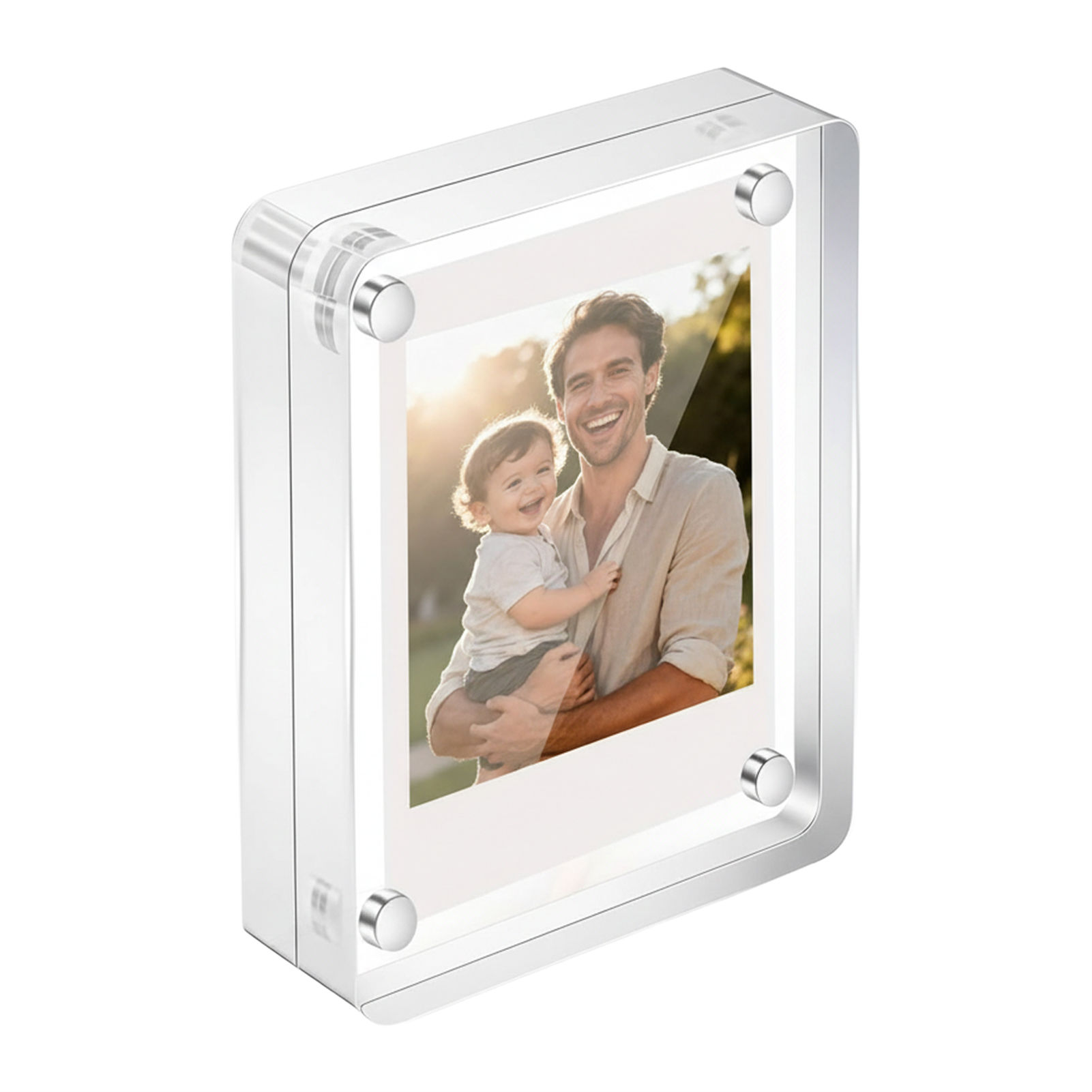 Photo Acrylic Block - Акриловая магнитная фоторамка 2,5x3,5 дюйма, толщина