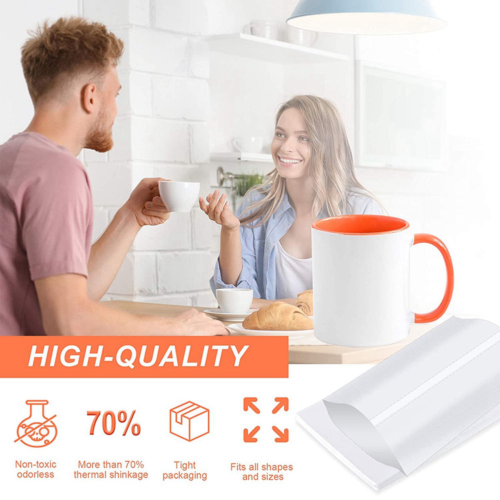 Sublimation Mug White - Сублимационные термоусадочные пленки ABBN-8X12 дюймов, 240