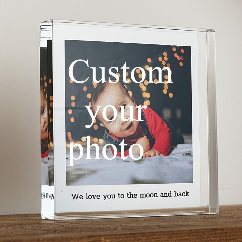Персонализированный 2D акрилов – обзор и цена Photo Acrylic Block