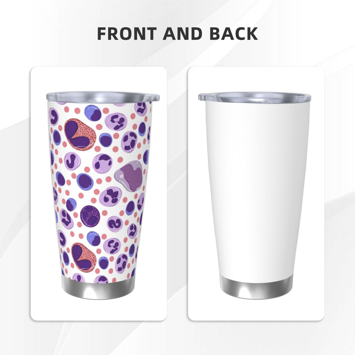 Большой стакан из нержавеющей  – обзор и цена Tumbler 20Oz White