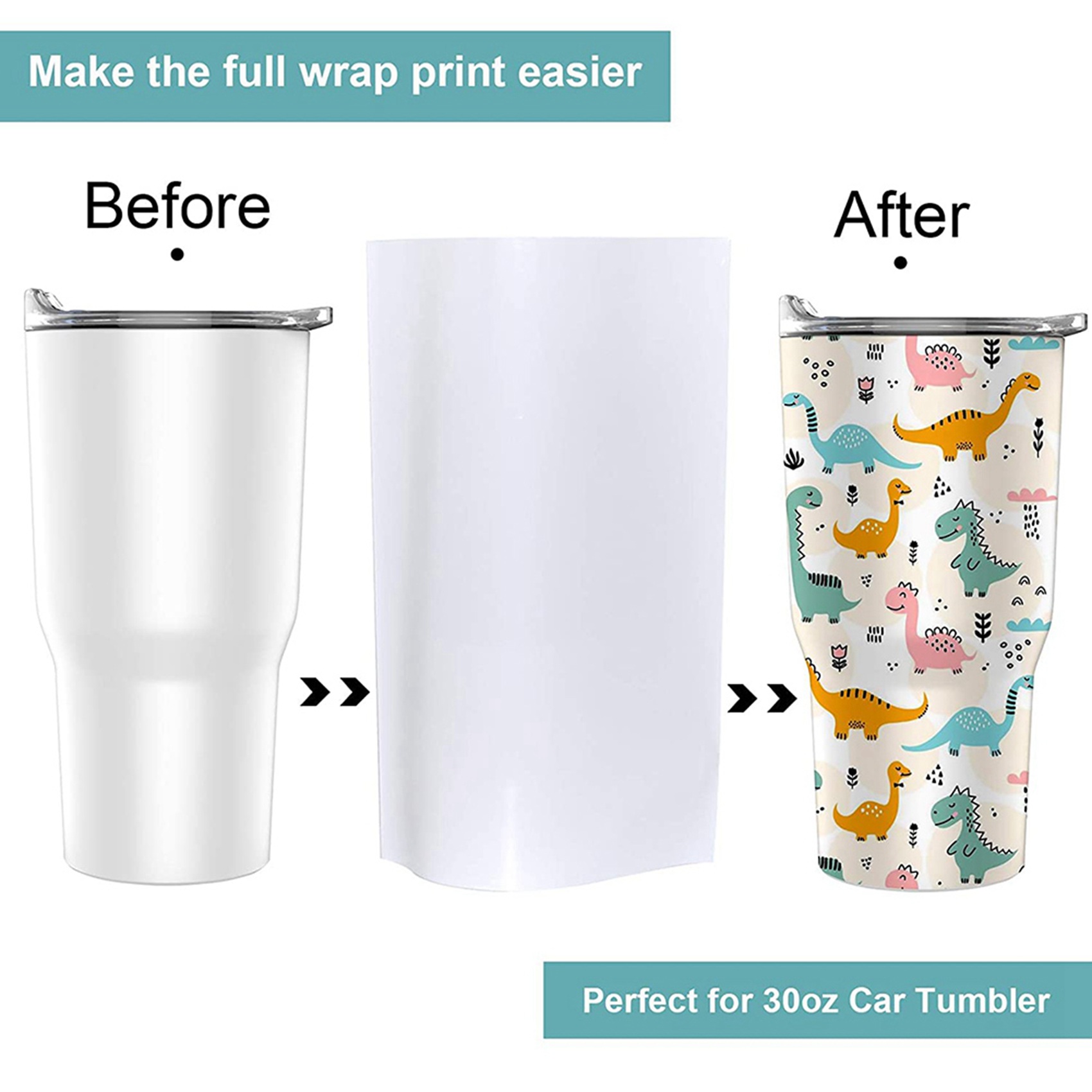 AB06 8X12-дюймовые термоусадоч – обзор и цена Sublimation Mug White
