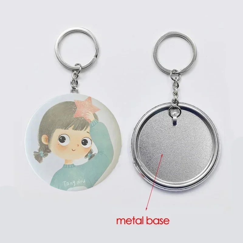 100 шт., 44 мм, 58 мм, брелки  – обзор и цена Button Badge Blank