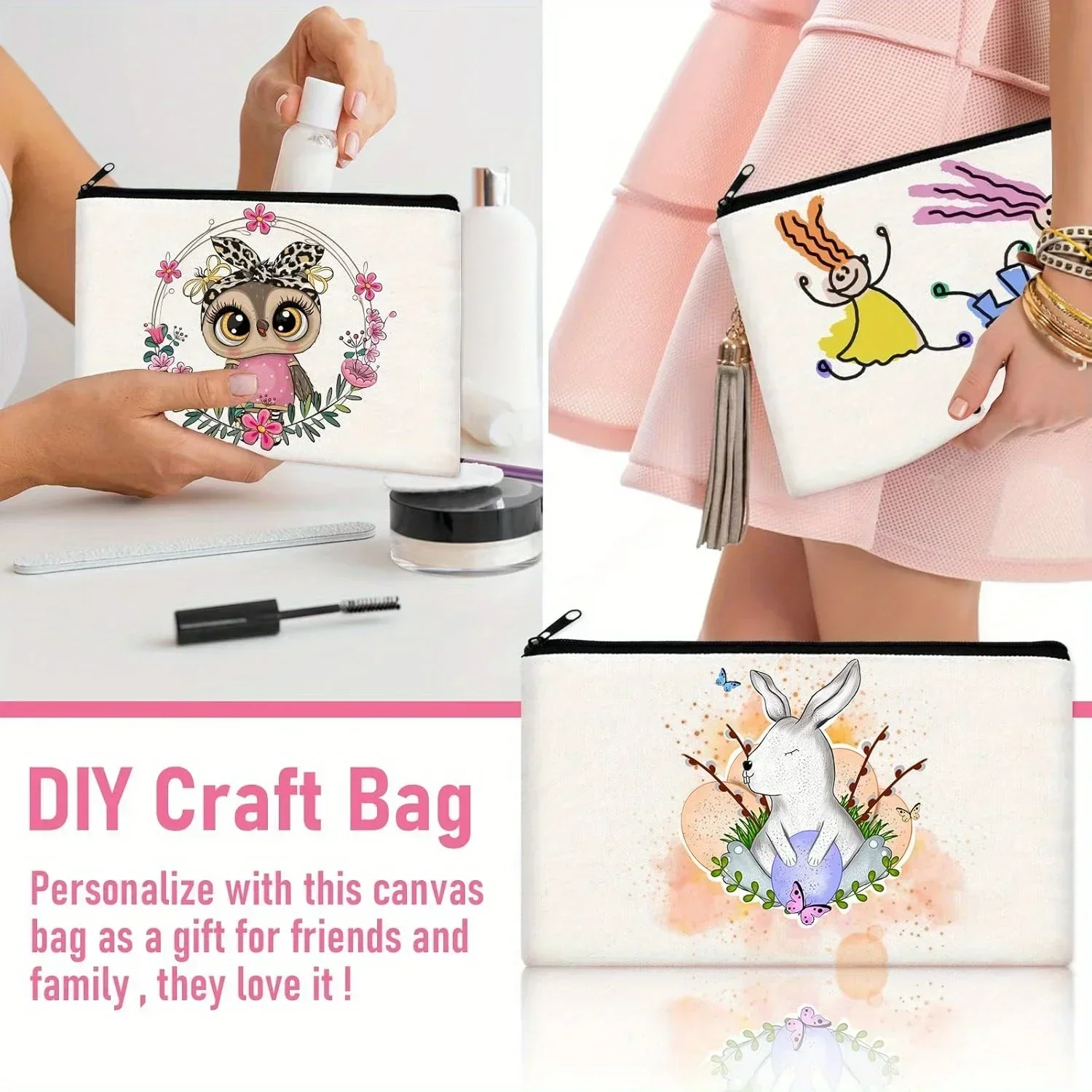 20 шт. пустые косметички для с – обзор и цена Tote Bag Sublimation