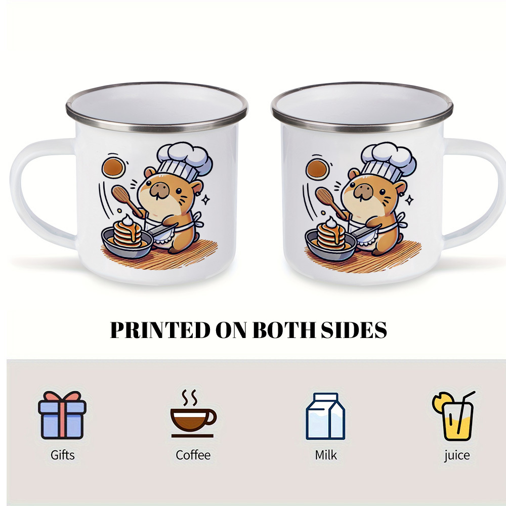 1 шт., белая эмалированная кру – обзор и цена Sublimation Mug White