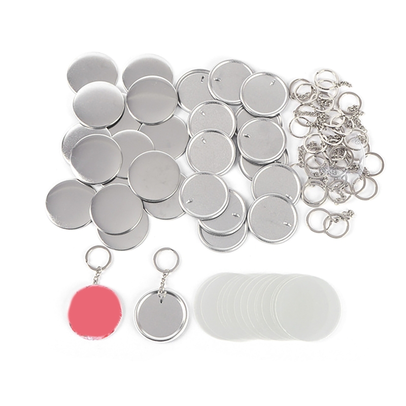 100 шт., 44 мм, 58 мм, пластик – обзор и цена Button Badge Blank