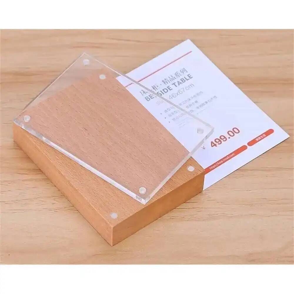 Настольный дисплей для ценнико – обзор и цена Photo Acrylic Block