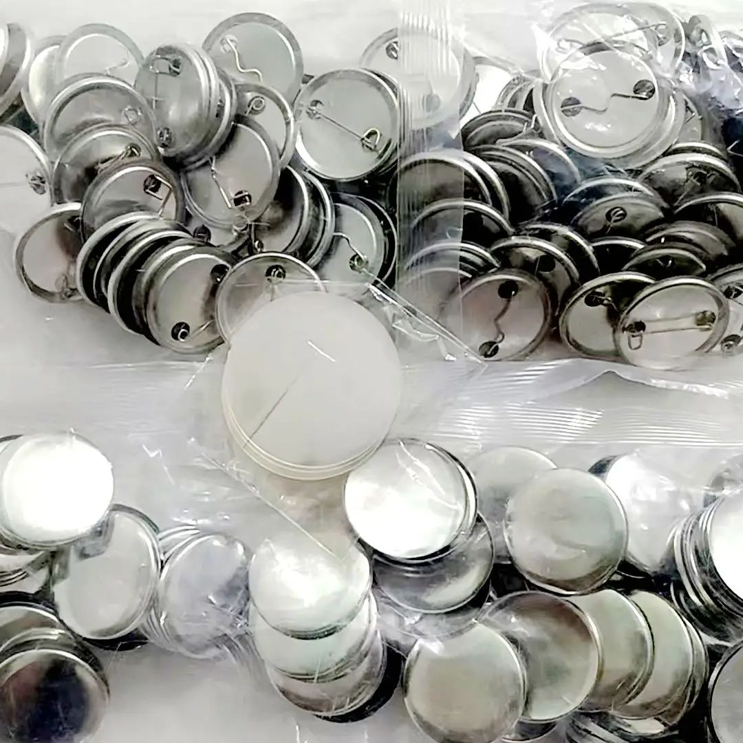 1000 шт. металлических матовых – обзор и цена Button Badge Blank