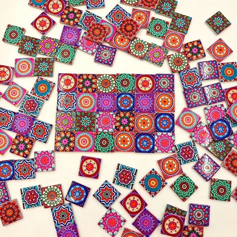 Керамическая мозаика с принтом – обзор и цена Ceramic Tile Blank