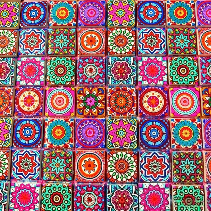 Керамическая мозаика с принтом – обзор и цена Ceramic Tile Blank