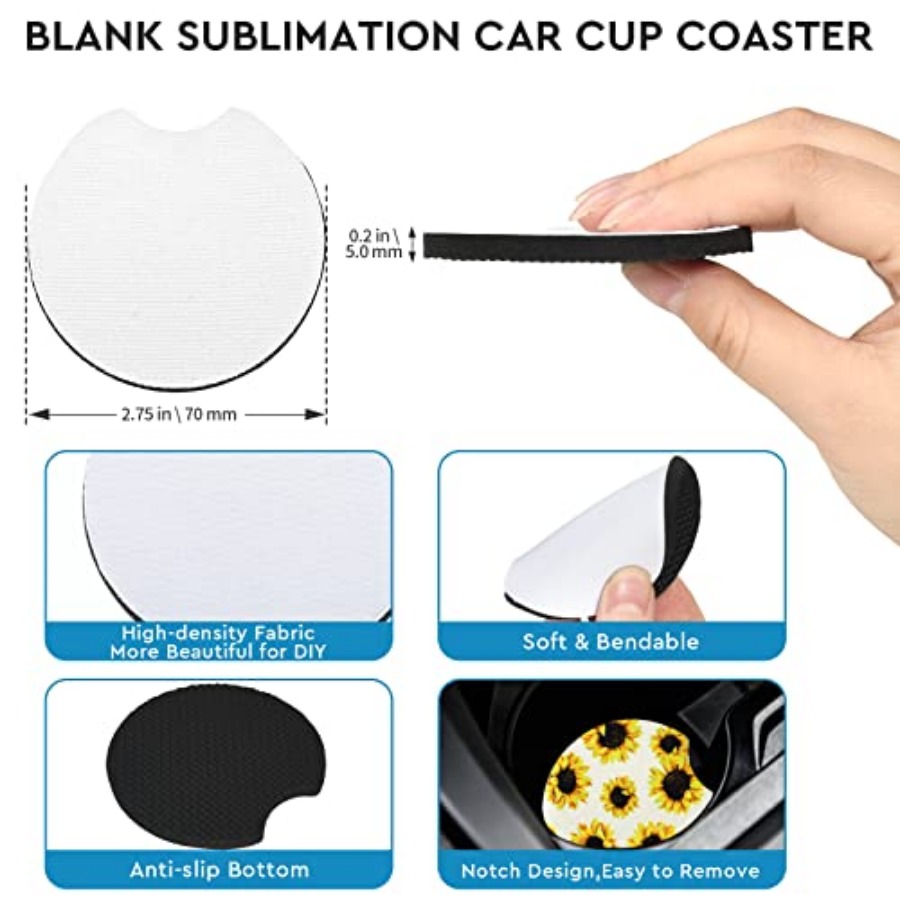 40 шт. заготовок для сублимаци – обзор и цена Coaster Sublimation Blank