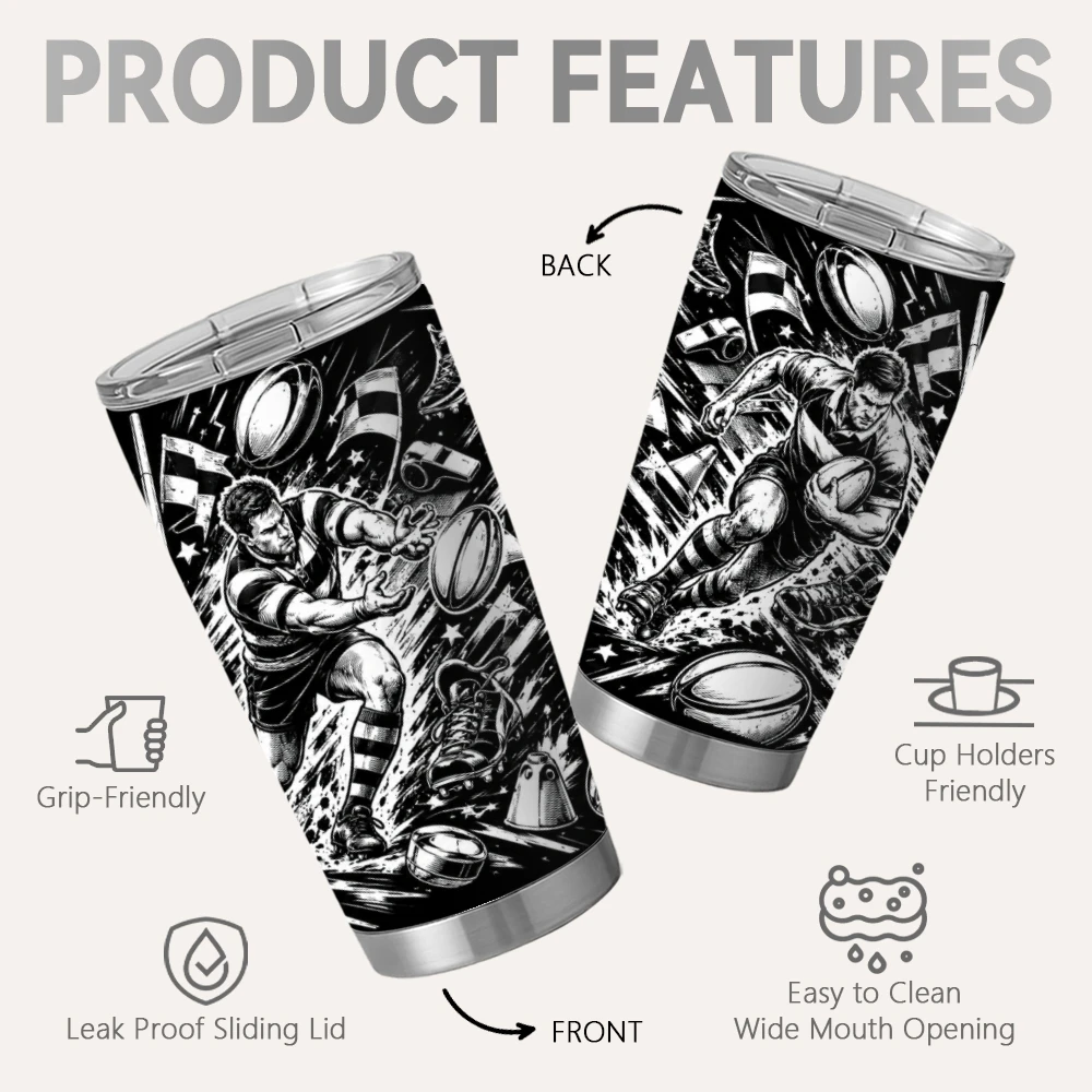 Черно-белые спортивные термосы – обзор и цена Tumbler 20Oz White
