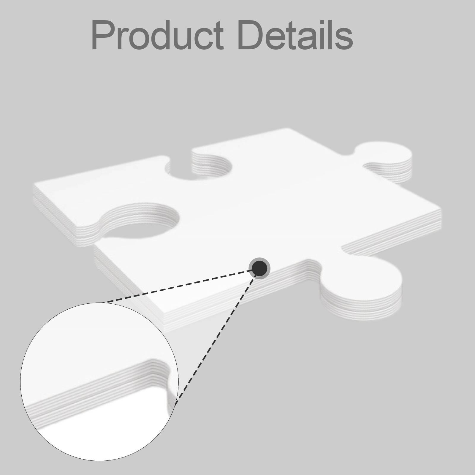 24 белых картонных заготовки д – обзор и цена Puzzle Blank White