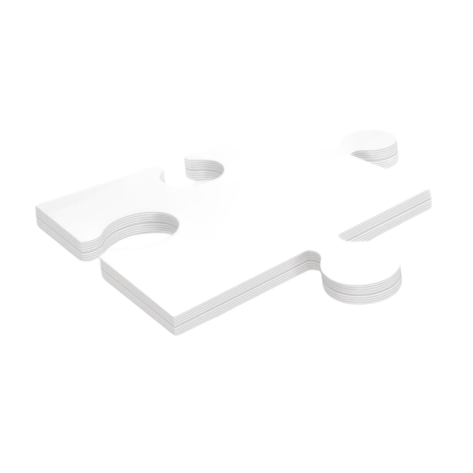 24 шт. белых картонных заготов – обзор и цена Puzzle Blank White