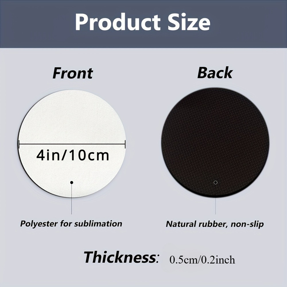 20/60 шт. подставки, пустые те – обзор и цена Coaster Sublimation Blank