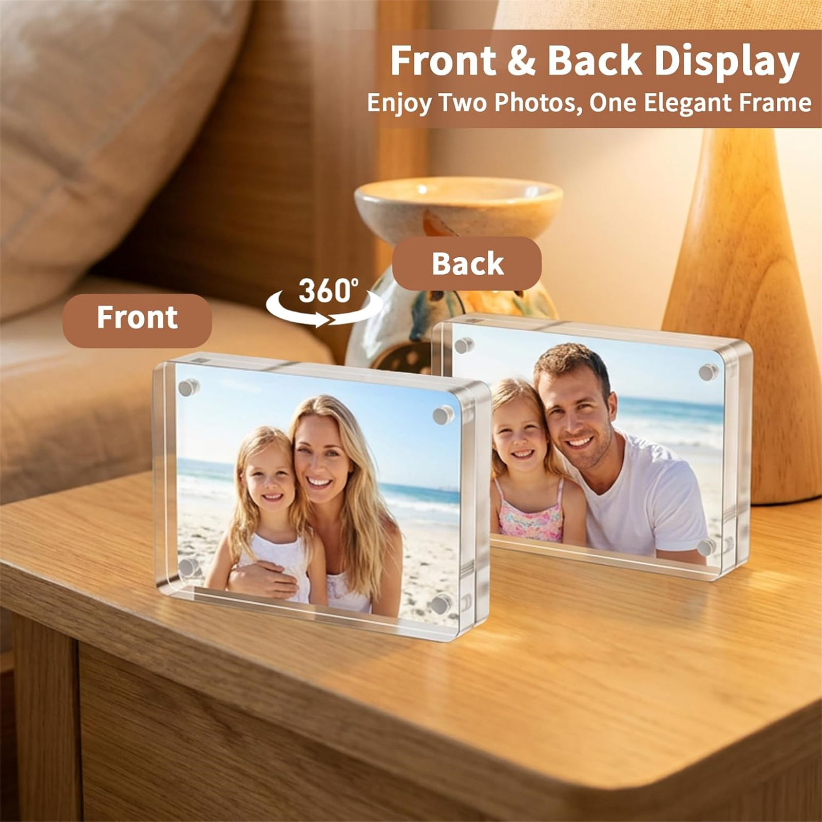 Акриловая магнитная фоторамка  – обзор и цена Photo Acrylic Block