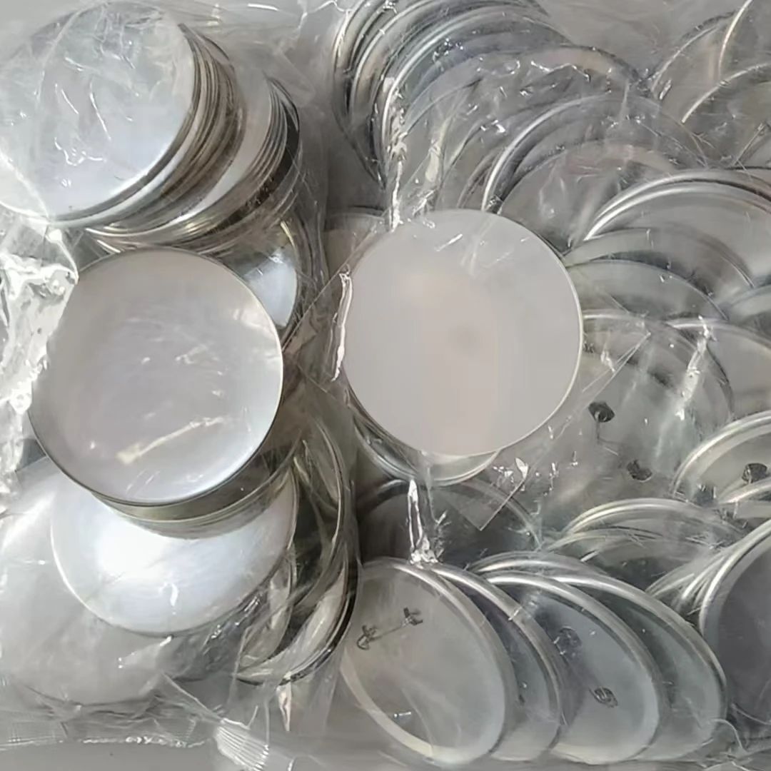 500 шт. металлических матовых  – обзор и цена Button Badge Blank