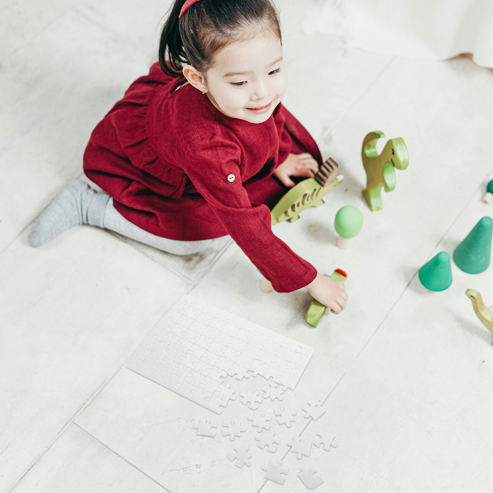 4 листа заготовок для пазлов:  – обзор и цена Puzzle Blank White