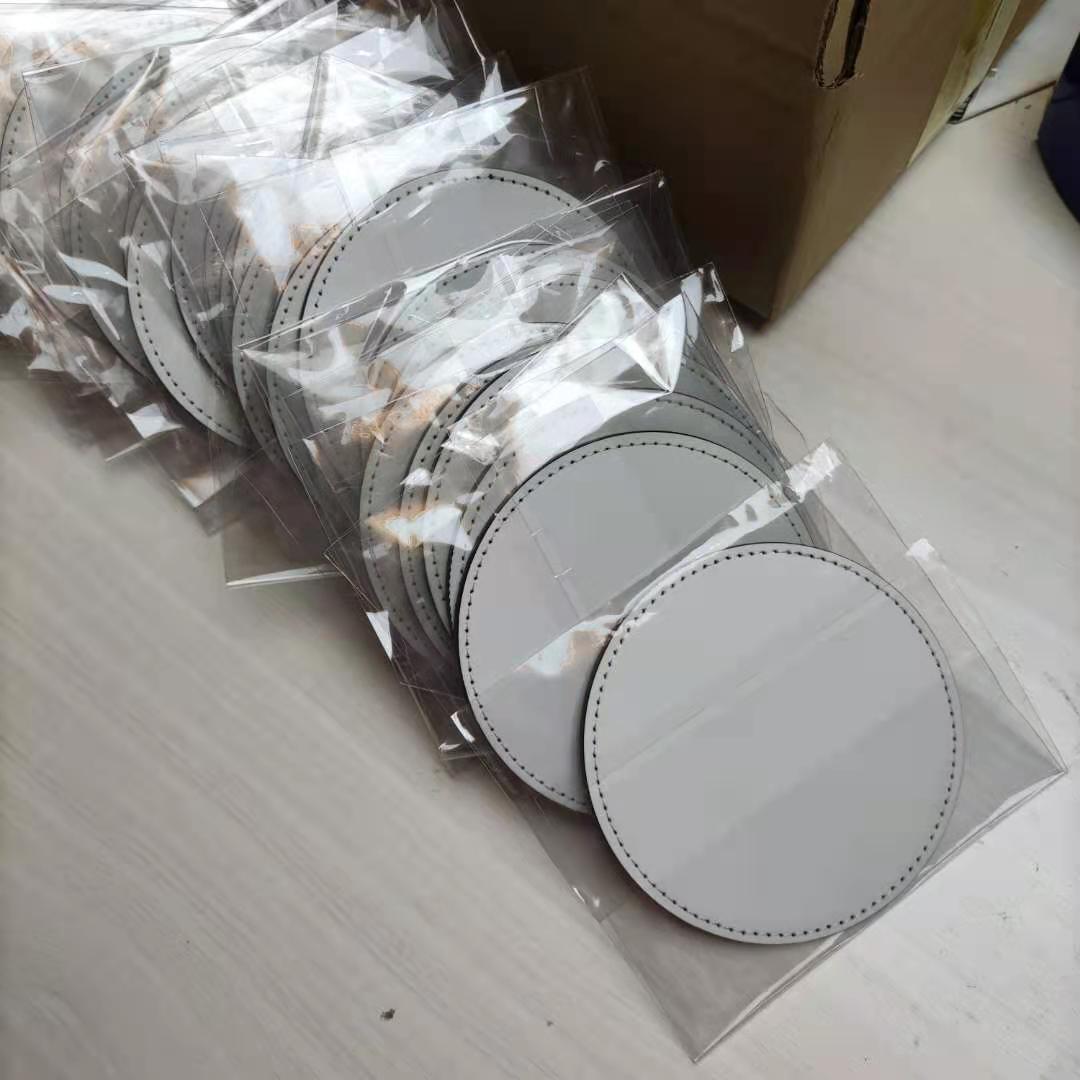 50 шт./лот, 10*10 см, новые пу – обзор и цена Coaster Sublimation Blank