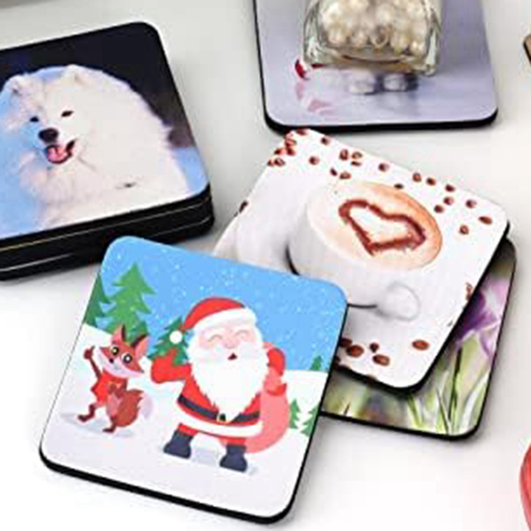 F-F 40 шт. квадратных заготово – обзор и цена Coaster Sublimation Blank